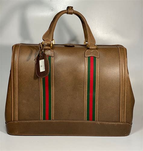 borsa vintage viaggio gucci pelle dottore|Borse vintage gucci .